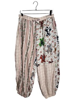 Out From Under In Your Dreams Spliced Patchwork Teddy Bear Lounge Pants